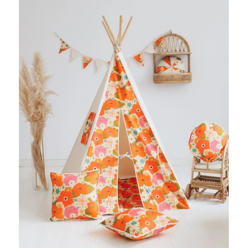 Namiot tipi "Picnic with flowers"