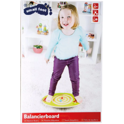 Deska balansująca dla dzieci z labiryntem - zielona