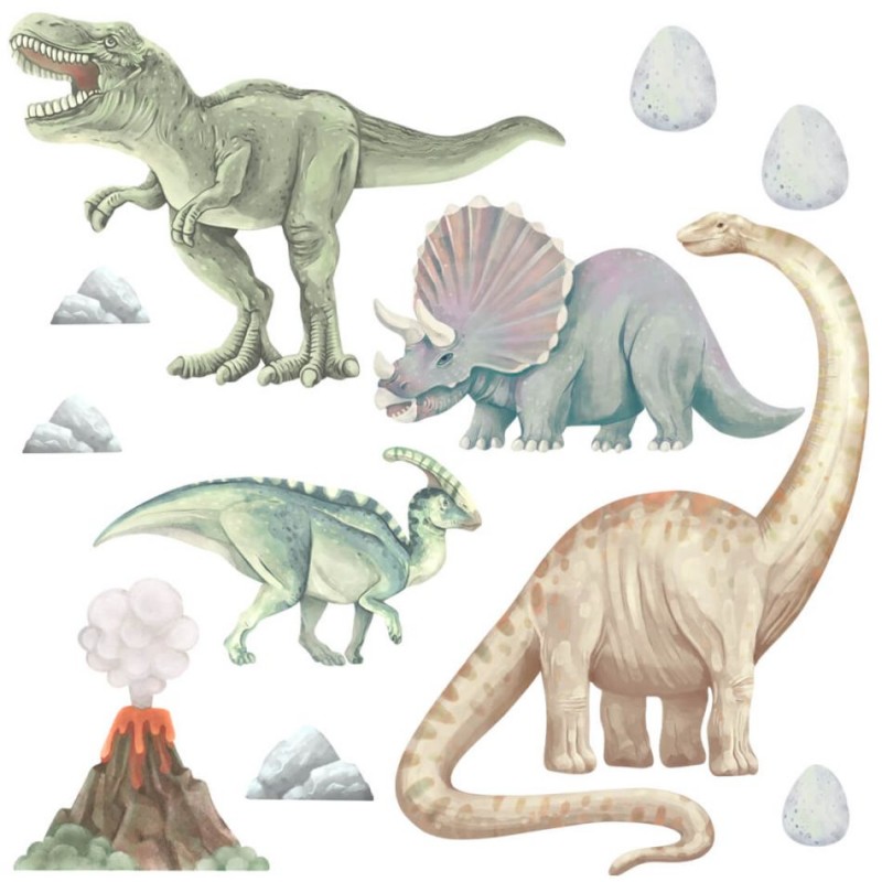 Naklejki na ścianę - Dinozaury I