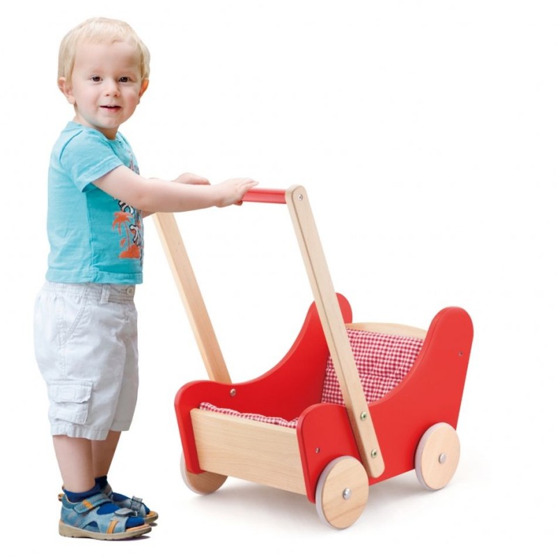 Wózek dla lalek - Drewniany pchacz Viga