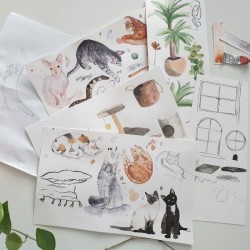 Pościel Bambusowa dla dzieci Meow Stories