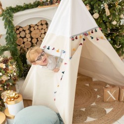 Namiot Tipi Boho White - Tipi dla dziecka