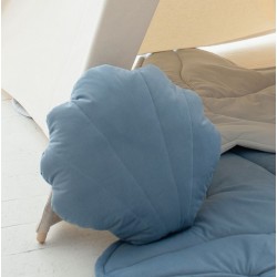 Poduszka muszelka Velvet Blue Shell