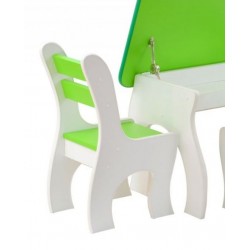 Krzesełko dziecięce z szufladą K3 zielone