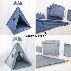 Wodoodporny namiot tipi do ogrodu Garden - navy