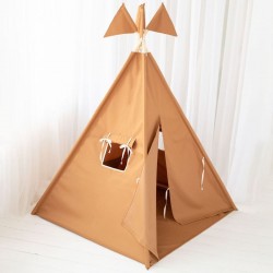 Wodoodporny namiot tipi do ogrodu - miodowy