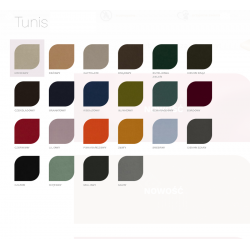Paleta kolorów tkanin Tunis