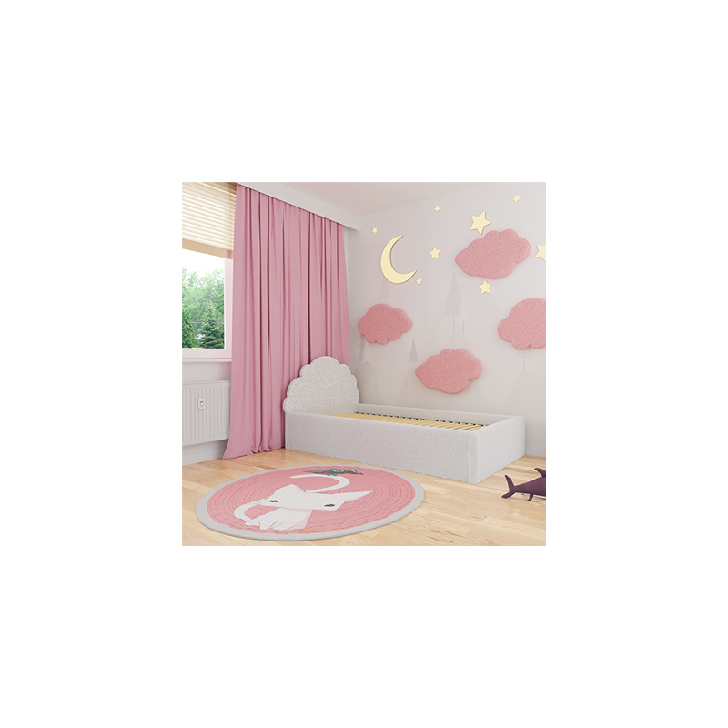 Tapicerowane łóżko dla dziecka Chmurka 90x200