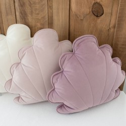 Poduszka muszelka - Velvet Shell - Dark Pink