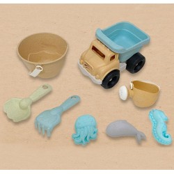 Zabawki do piaskownicy z wiaderkiem i wywrotką