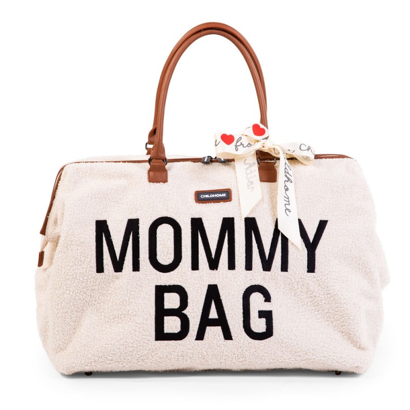 Childhome Torba Mommy Bag Teddy Bear White (Limited Edition)