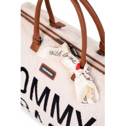 Childhome Torba Mommy Bag Teddy Bear White (Limited Edition)