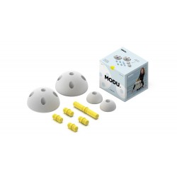 MODU - Half Ball Kit - piankowe półkule rozwijające motorykę dużą, żółty