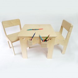 Stolik z krzesełkami dla dzieci - Zestaw Szaragi