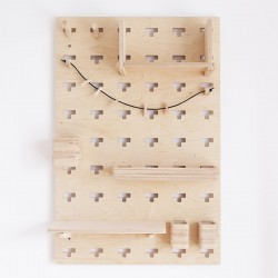 Organizer ścienny Pegboard zestaw (50 × 75)