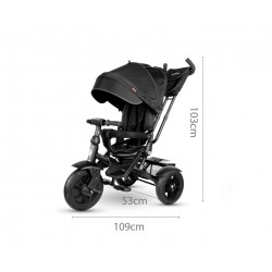 Qplay Rowerek Trójkołowy Premium Black