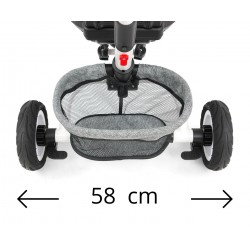 Rowerek Trójkołowy Stanley Rubber Grey
