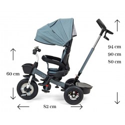 Rowerek Trójkołowy Movi Grey