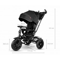 Qplay Rowerek Trójkołowy Premium Black