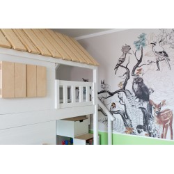 Łóżko domek - Chatynka z pełnym dachem