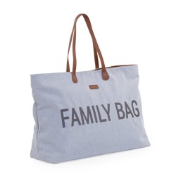 Childhome Torba Family Bag Kanwas Szara