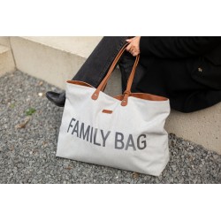 Childhome Torba Family Bag Kanwas Szara