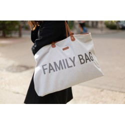 Childhome Torba Family Bag Kanwas Szara