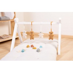 Childhome Rama na zabawki Tipi Play Baby Gym White