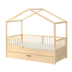 Łóżko Domek 160x80 sosna - Dream Nest Pine Bellamy