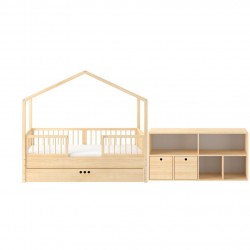 Łóżko Domek 160x80 sosna - Dream Nest Pine Bellamy