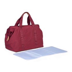 Childhome Torba Mommy Bag Signature Urban Burgundy