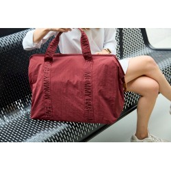 Childhome Torba Mommy Bag Signature Urban Burgundy