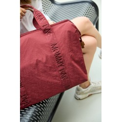 Childhome Torba Mommy Bag Signature Urban Burgundy