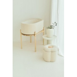 Childhome Kołyska Teddy Off white 79x45x82 cm