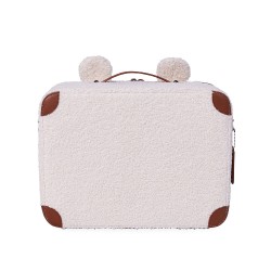 Childhome Walizka dziecięca Mini Traveller Teddy bear White