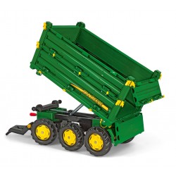 Rolly Toys rollyMulti Trailer -  Przyczepa Wywrotka Rolly Multi John Deere 3 osiowa