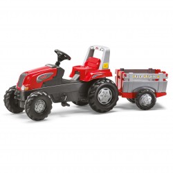 Rolly Toys RollyJunior RT - Traktor na pedały z przyczepą Junior 3-8 lat do 50kg