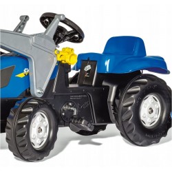 Rolly Toys rollyKid-X New Holland rollyKid Traktor z łyżką i przyczepką Niebieski