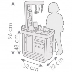 SMOBY Kuchnia Bon Appetit Niebieska Elektroniczna