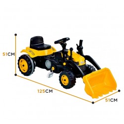 WOOPIE Traktor Na Pedały Farmer MaxTrac Classic Łyżka Spychacz