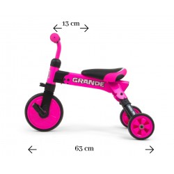 Rowerek 2w1 Grande Pink Rowerek 2w1 Grande Pink