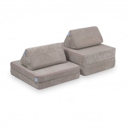 Mini Sofa Modułowa dla dzieci Montessori Comfort - Jasna róż