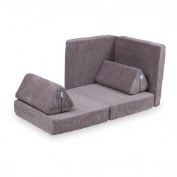 Mini Sofa Modułowa dla dzieci Montessori Comfort - Sztruks Lavender