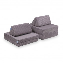 Mini Sofa Modułowa dla dzieci Montessori Comfort - Sztruks Lavender