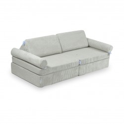 Mini Sofa Modułowa dla dzieci Montessori Comfort - Sztruks Szary