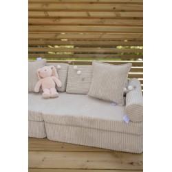 Mini Sofa Modułowa dla dzieci Montessori Comfort - Sztruks Szary