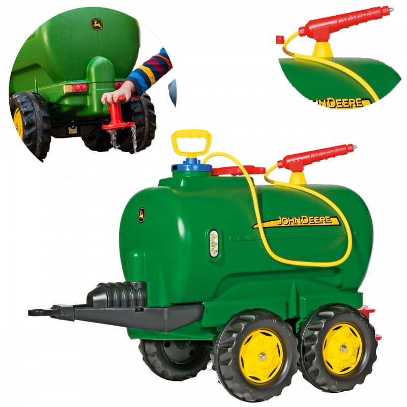 Rolly Toys rollyTanker John Deere cysterna dwuosiowa + pompka Rolly Toys rollyTanker John Deere cysterna dwuosiowa + pompka