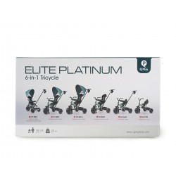 Qplay Rowerek Trójkołowy Elite Platinum Green