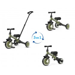 Qplay Rowerek Trójkołowy Stager 3w1 Green