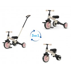 Qplay Rowerek Trójkołowy Stager 3w1 Pink